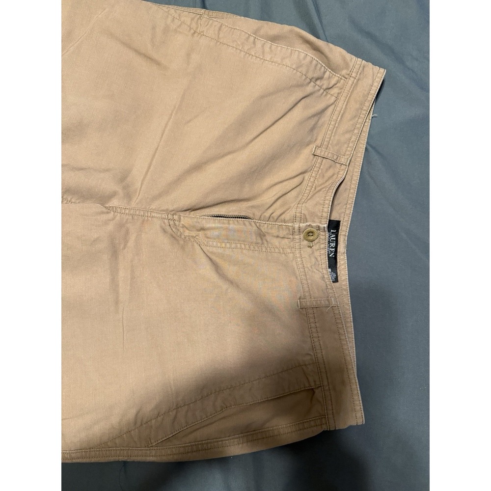 Lauren Ralph Lauren Petite Tan Wide Leg Pants size 10P - Picture 3 of 8